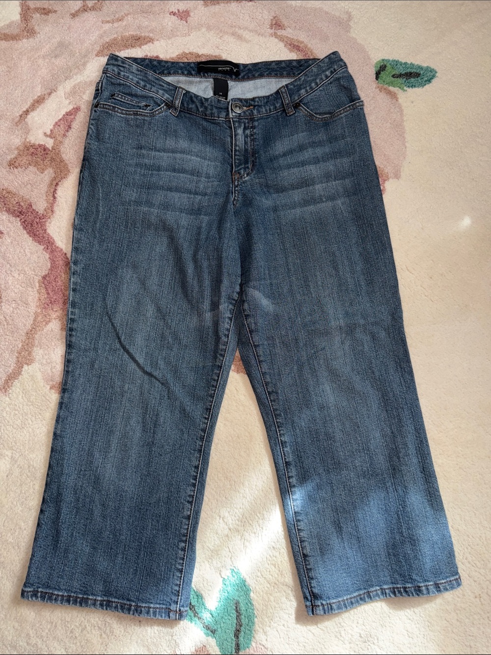 Venezia Medium Wash Straight-Leg Jeans